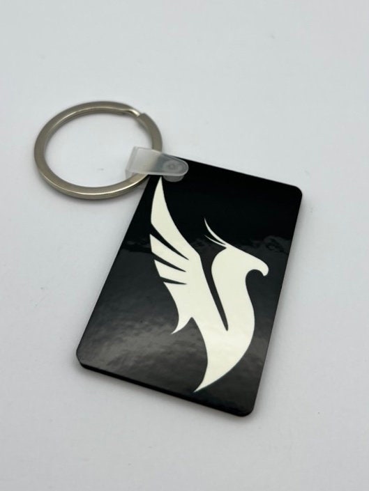 Illenium Key Chain Double sided printed illenial embers ashes phoenix