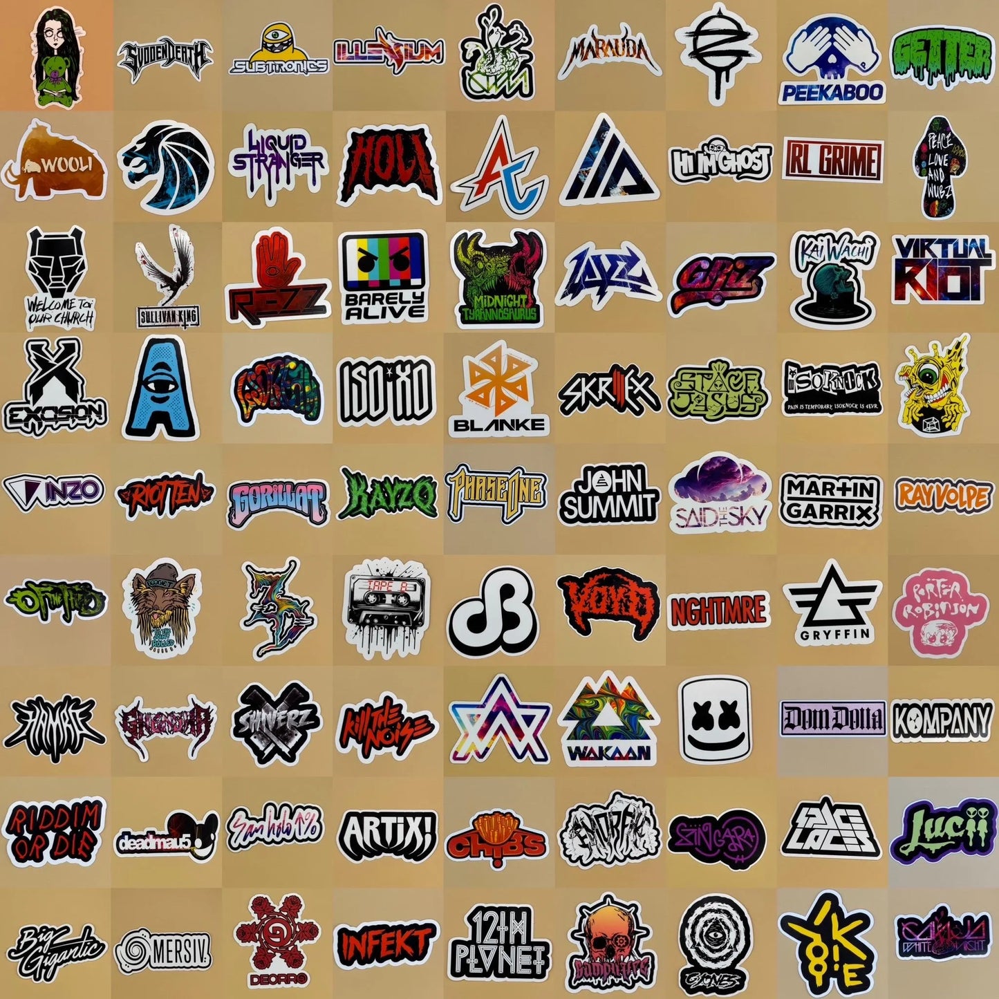 EDM Mystery Sticker Pack