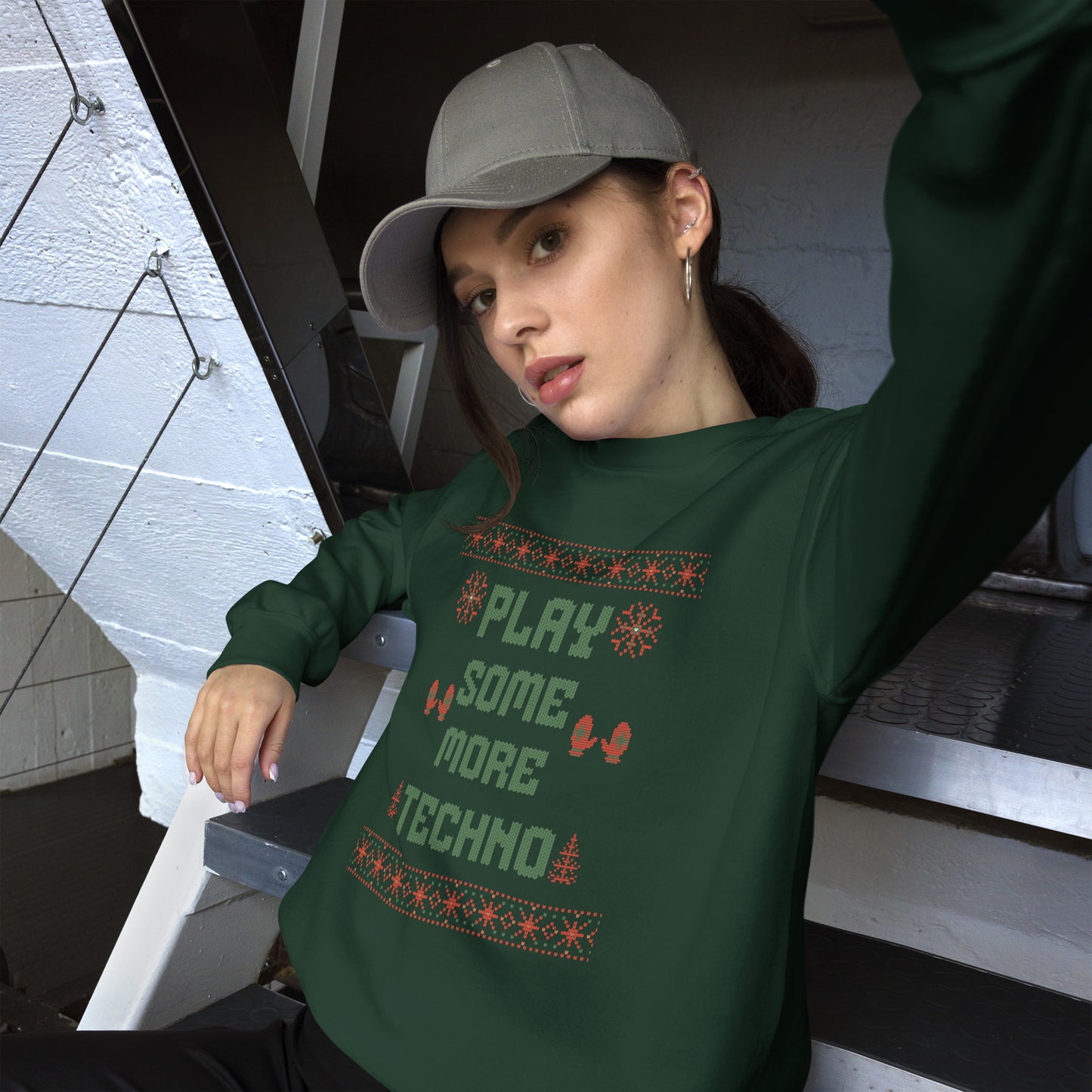 More Techno Ugly Xmas Sweater