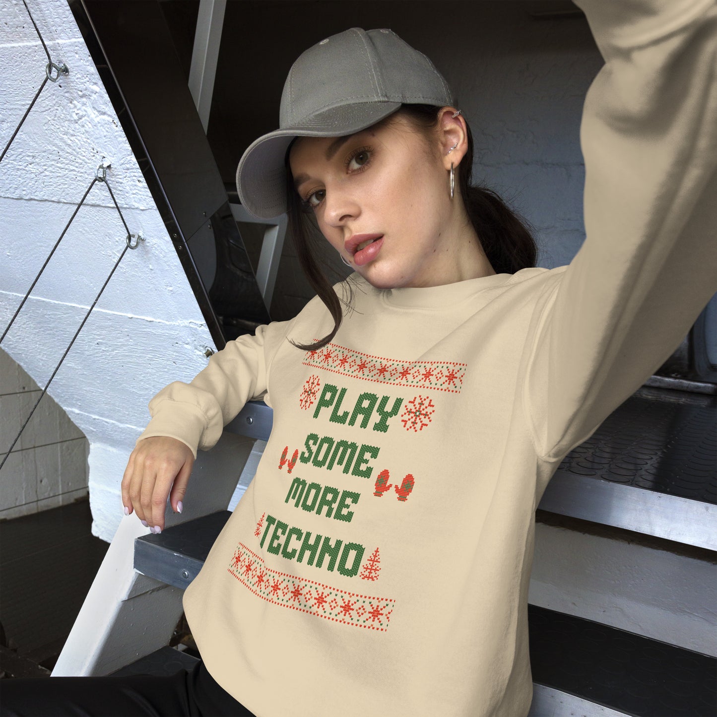 More Techno Ugly Xmas Sweater