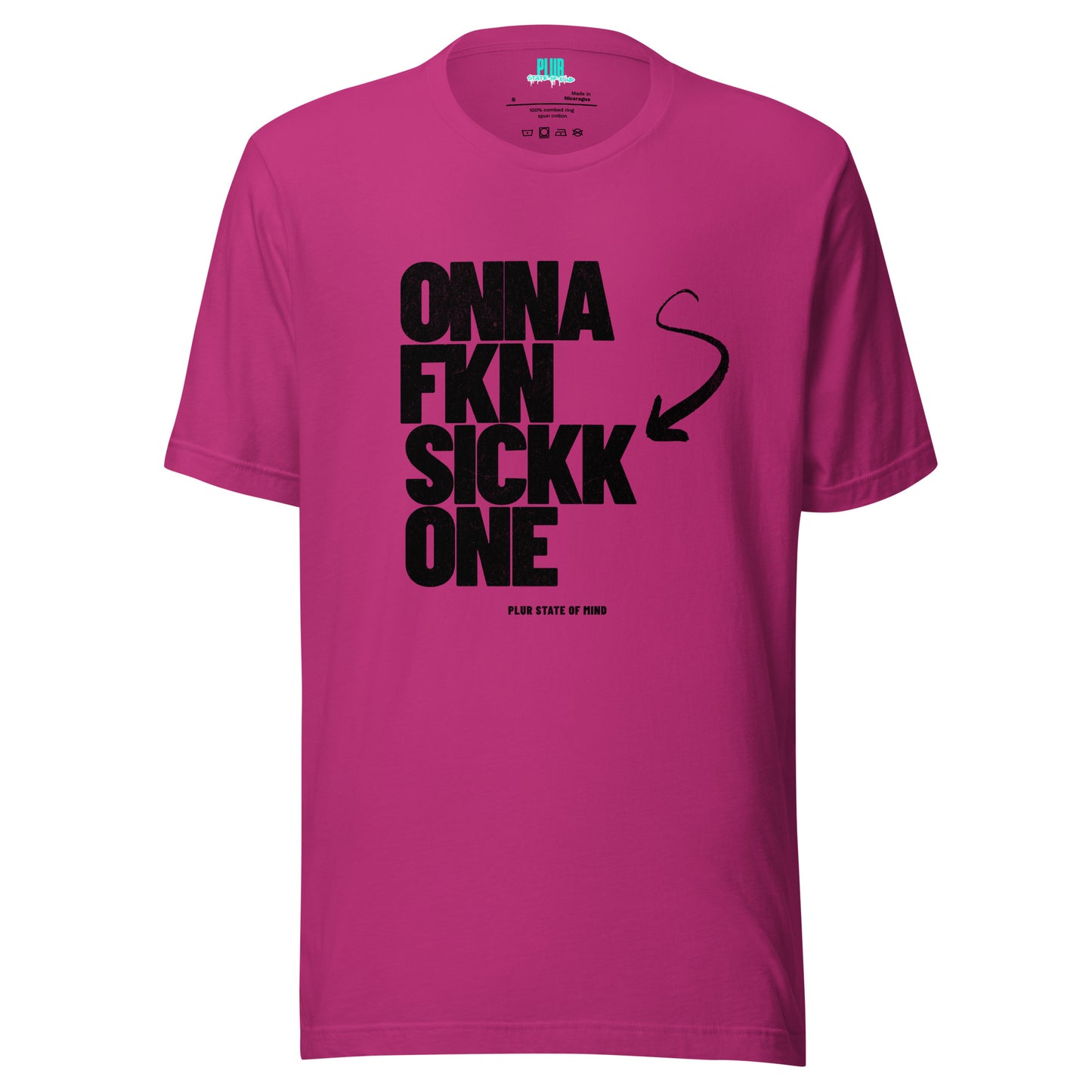 "Sick One" Black Letterz Unisex t-shirt