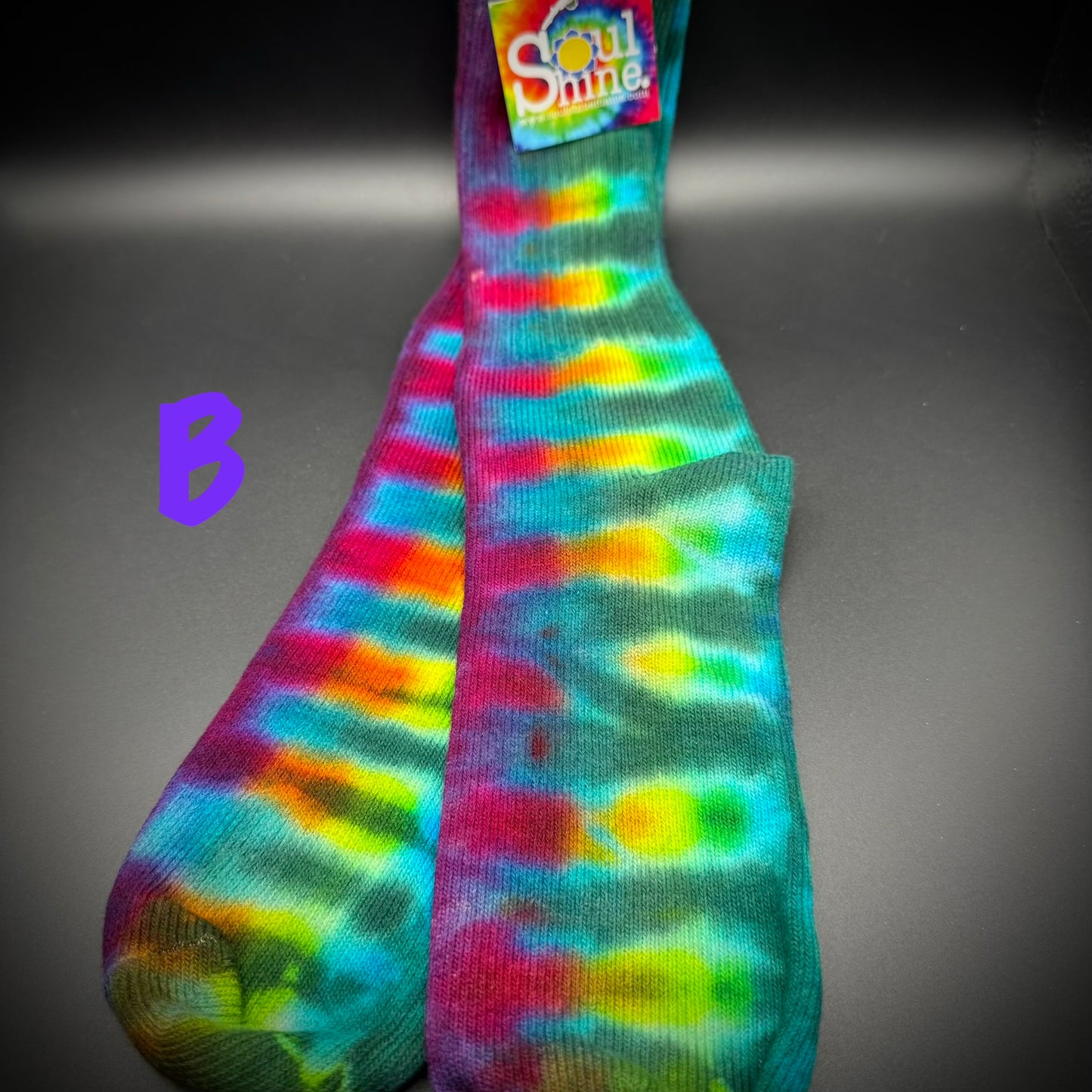 Psychedelic Tie-Dye Socks