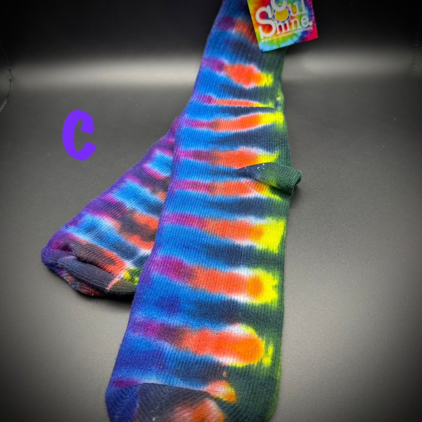 Psychedelic Tie-Dye Socks