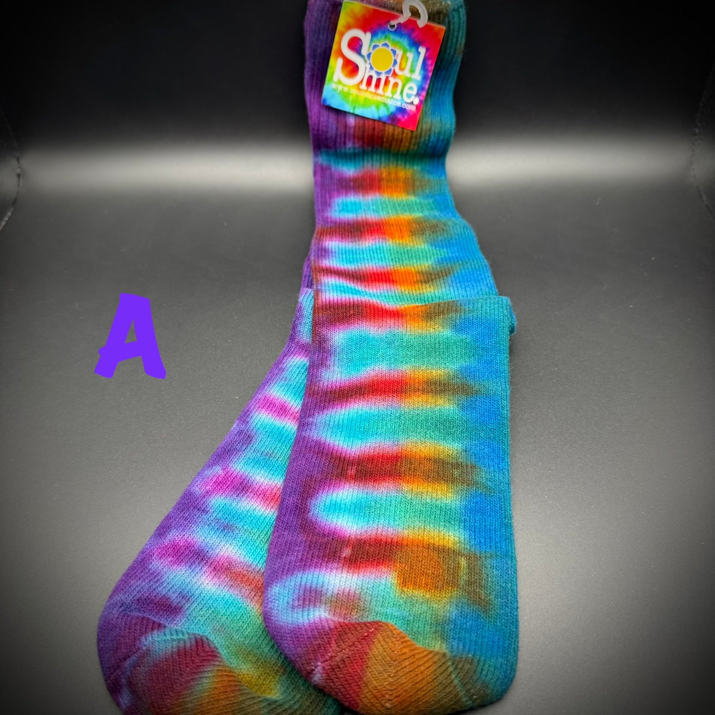 Psychedelic Tie-Dye Socks