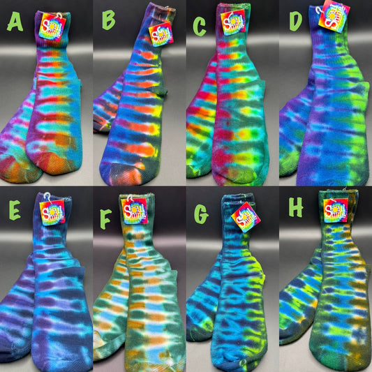 Psychedelic Tie-Dye Socks