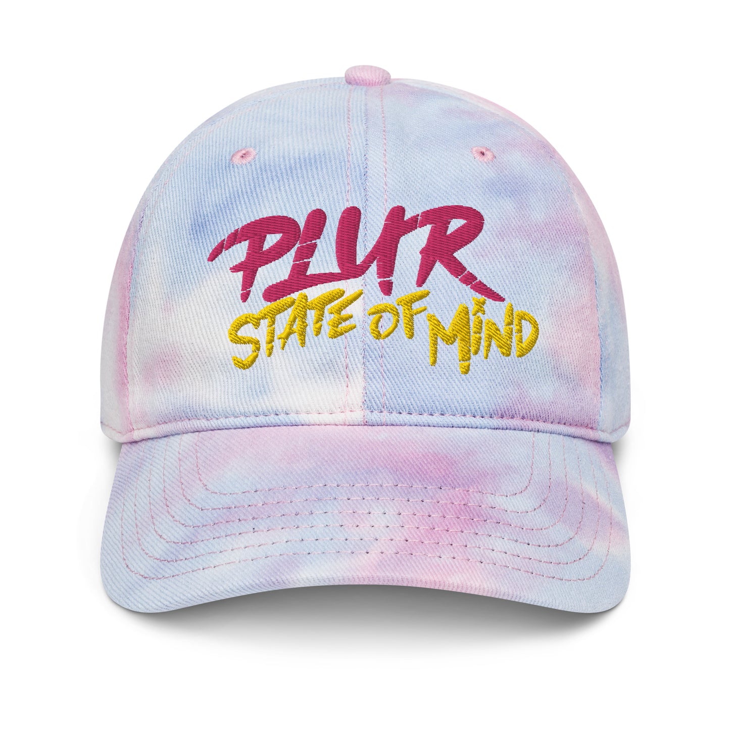 PLUR State of Mind Tie dye hat