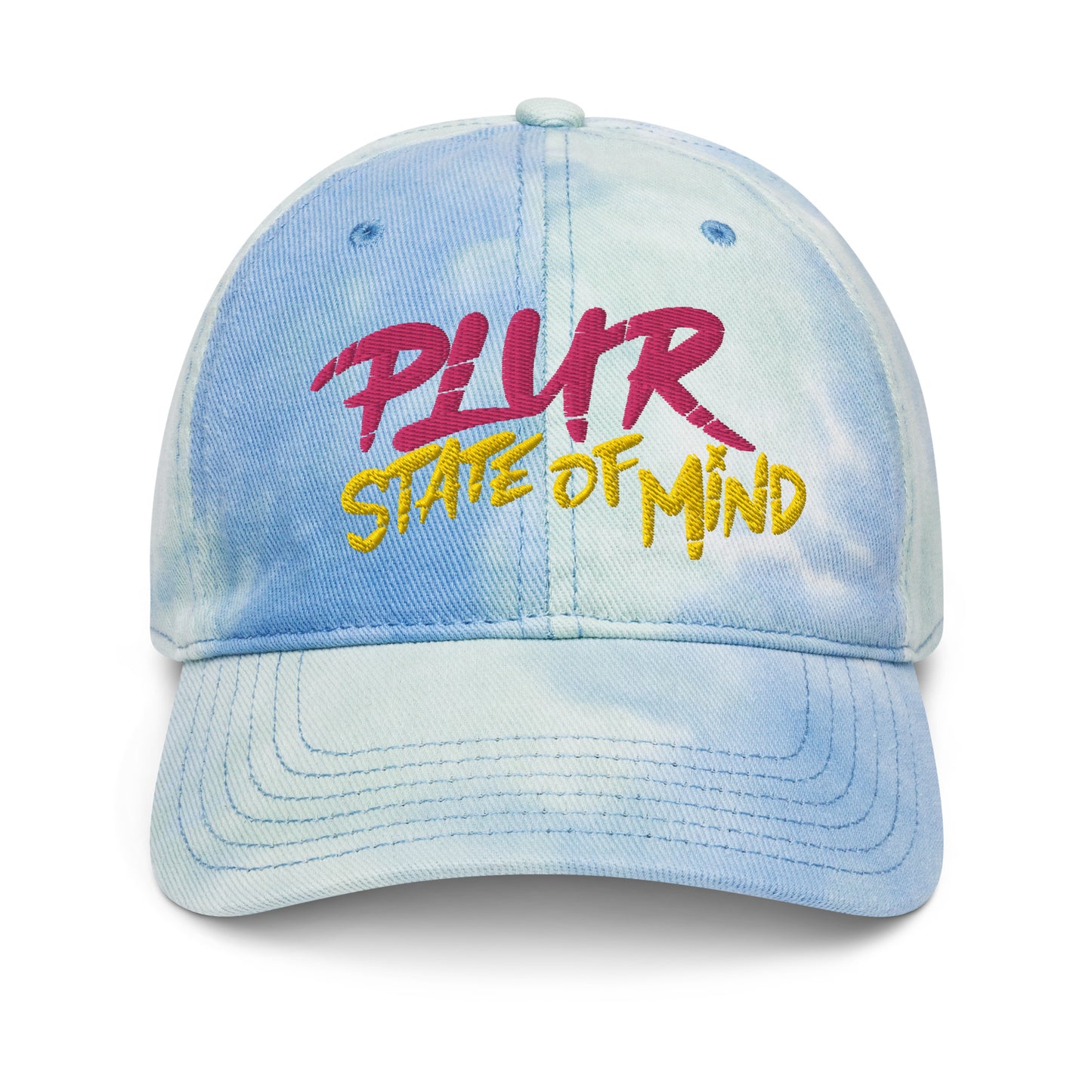 PLUR State of Mind Tie dye hat