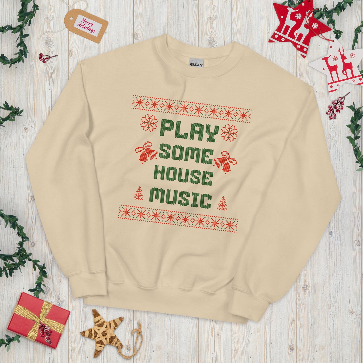 House Music Ugly Xmas Sweater