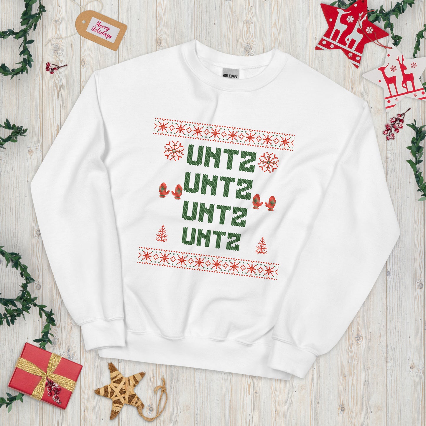 Untz Untz Ugly Xmas Sweater