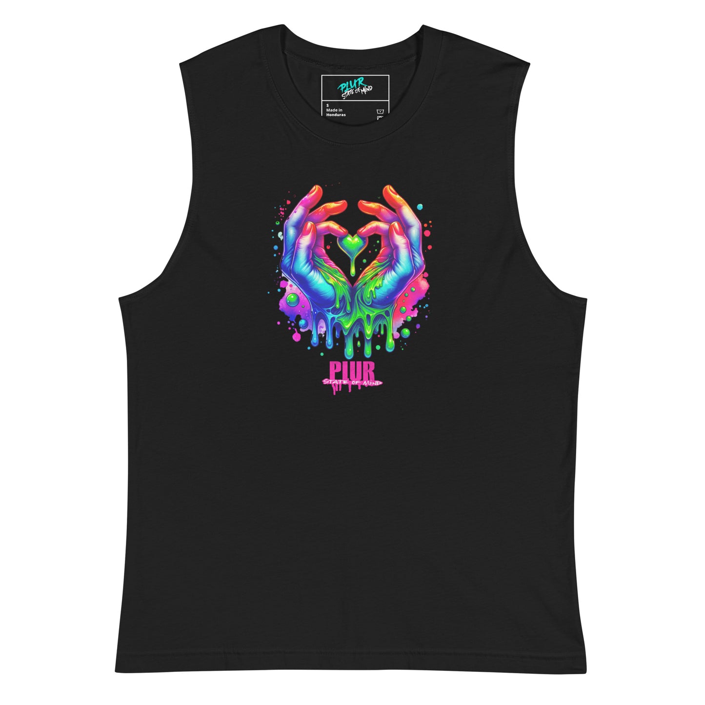 PLUR Handz Muscle Shirt