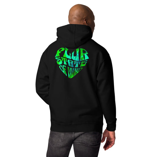 PLUR Heart Unisex Hoodie