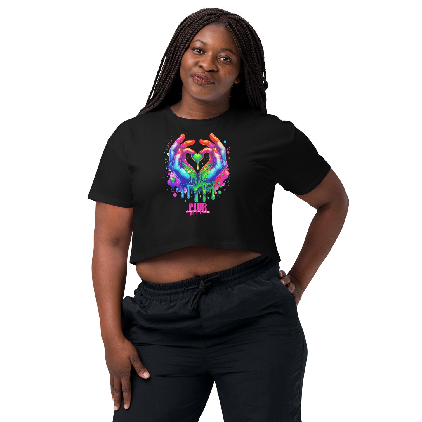 Drippy Hands Women’s crop top