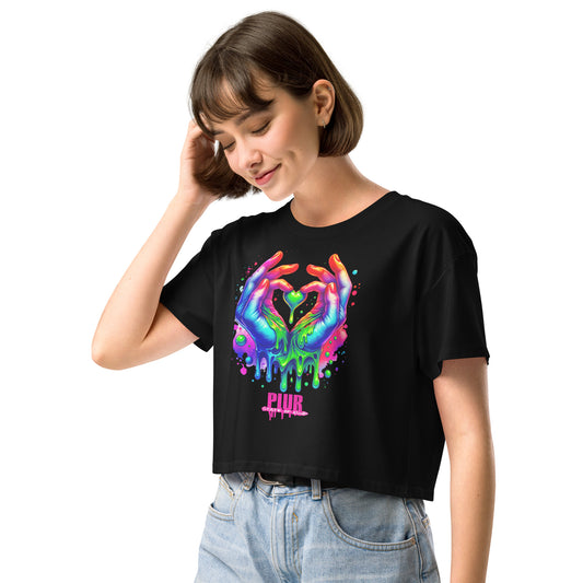 Drippy Hands Women’s crop top